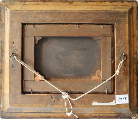 Неизвестный художник. Лодки на берегу реки